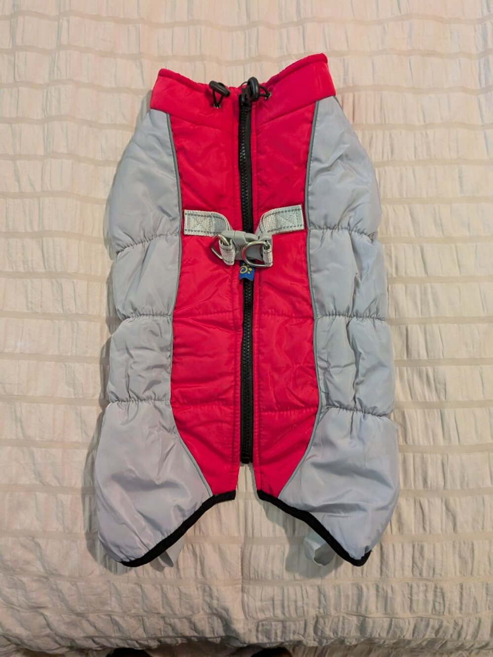 Pink & Black Dog Puffer Jacket – Size XL 🩷🖤 - Picture 4 of 5